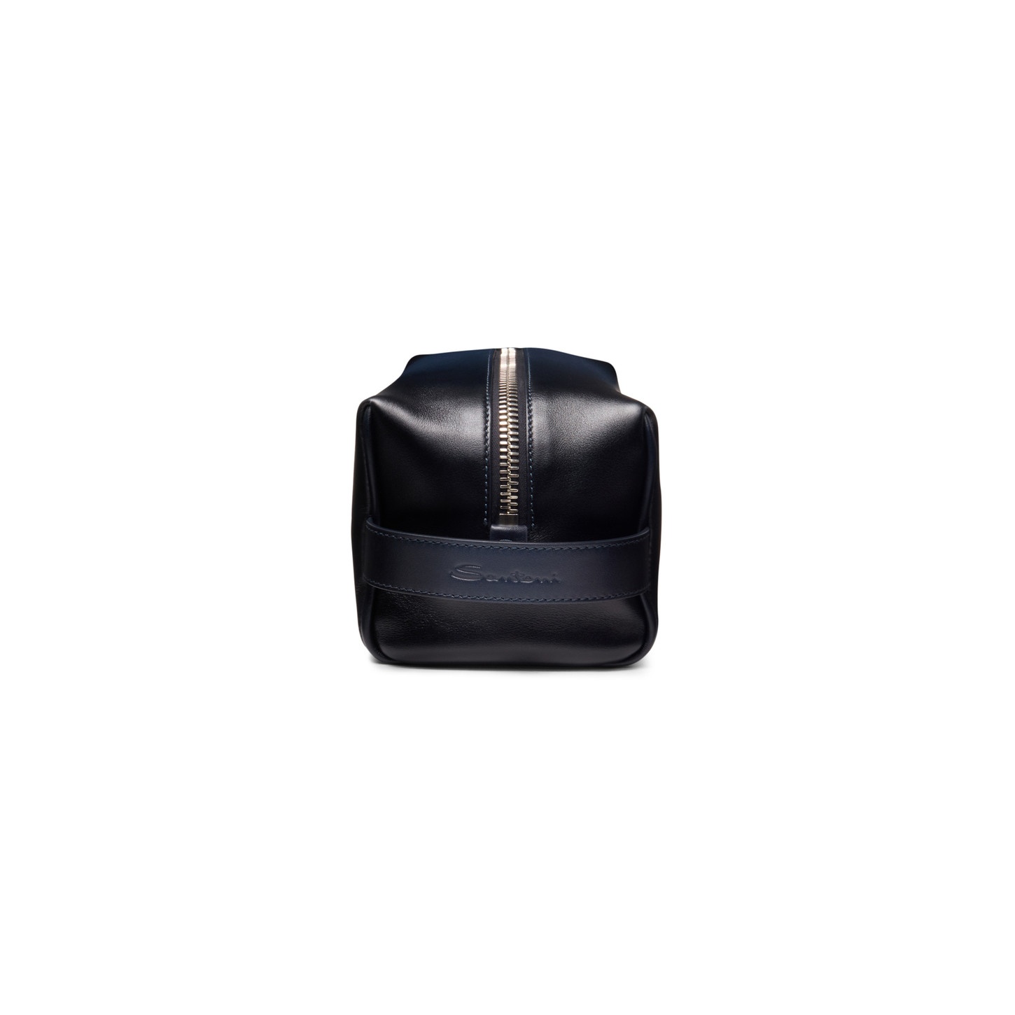 Blue leather pouch - 2