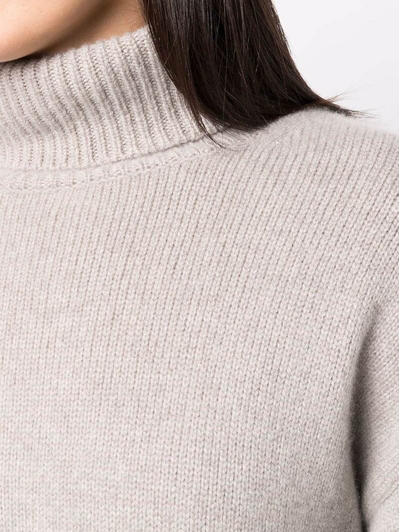 roll-neck cashmere jumper 5