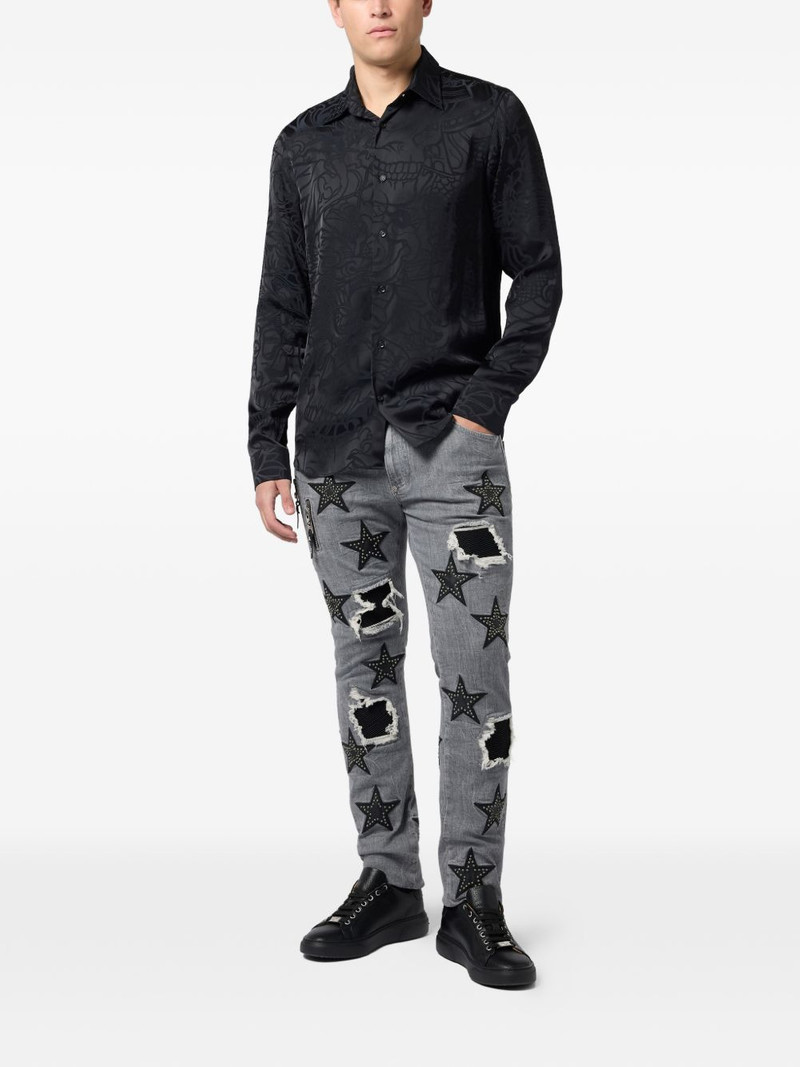 PHILIPP PLEIN patterned shirt outlook