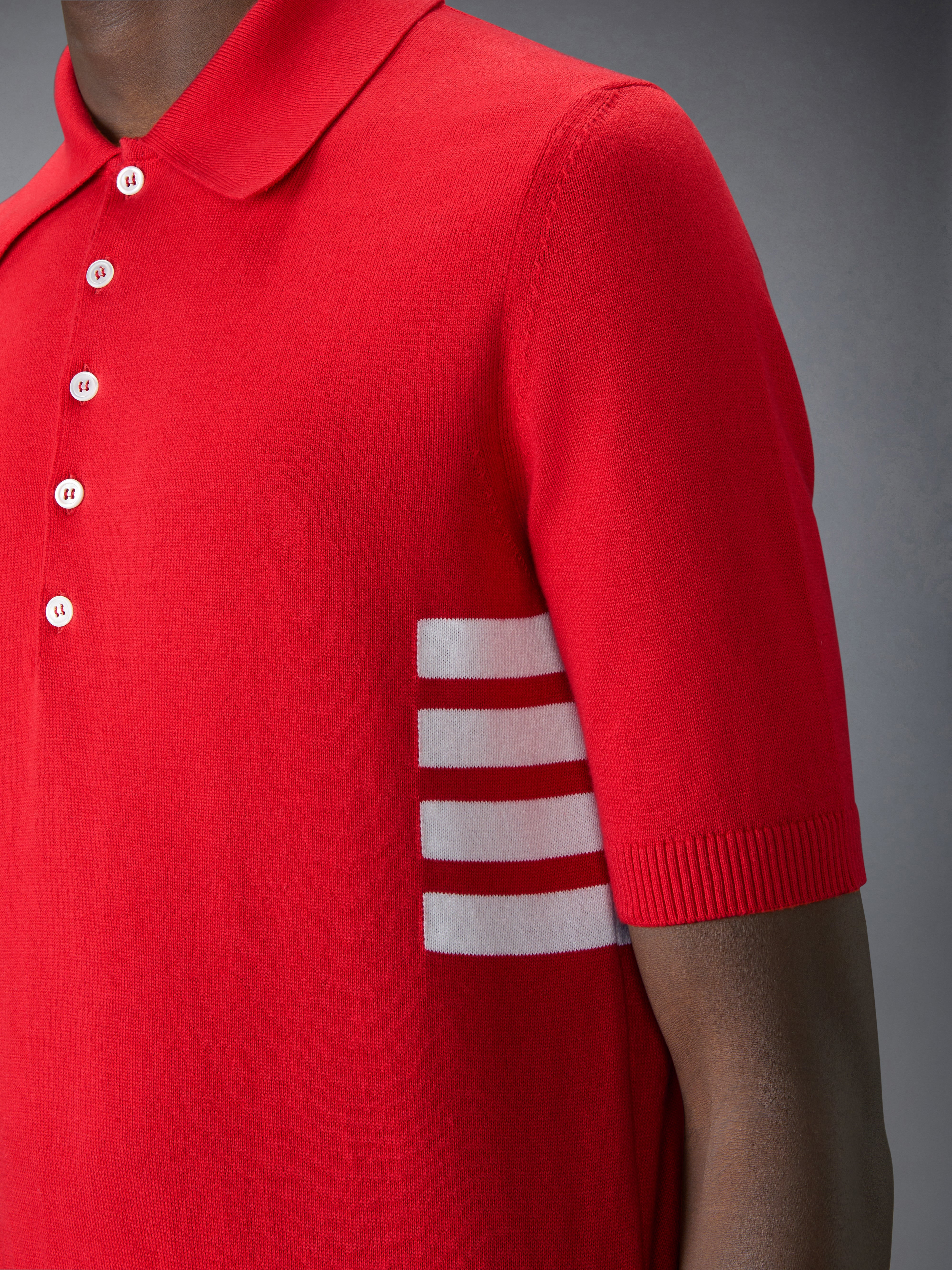 Cotton 4-Bar Relaxed Fit Polo - 7