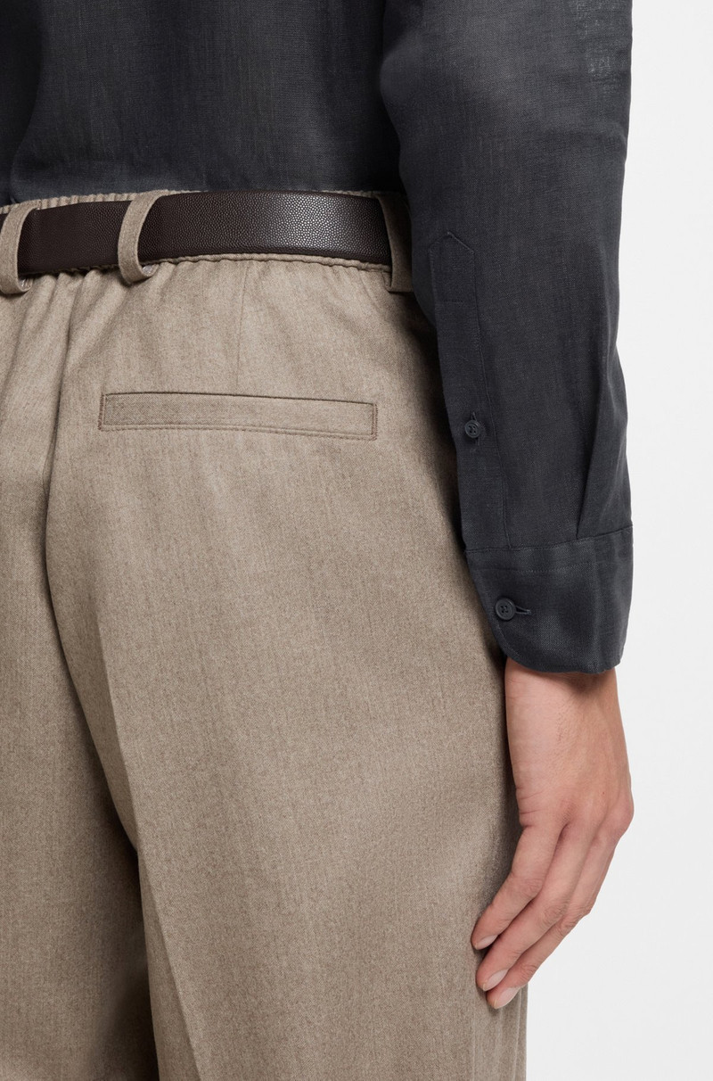 BECKHAM X BOSS REGULAR-FIT-SHIRT IN LINEN 6