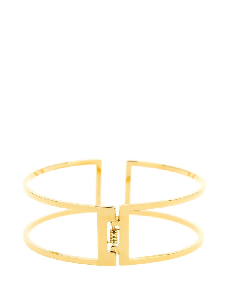 ELISABETTA FRANCHI cut-out rigid necklace outlook