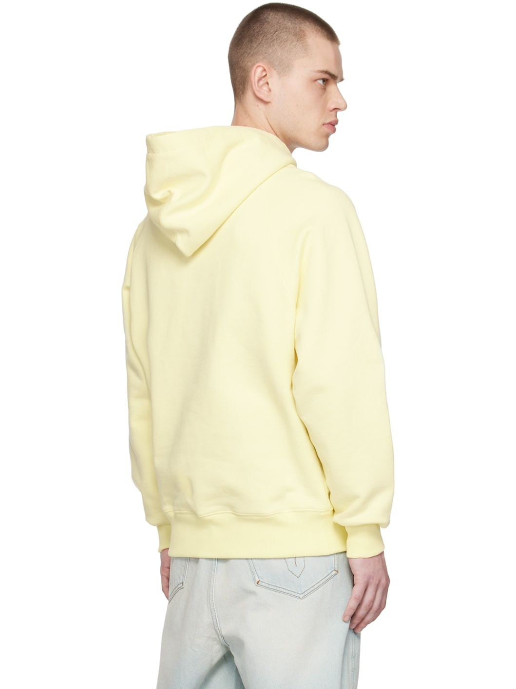 SSENSE Exclusive Yellow Ami de Cœur Hoodie - 3
