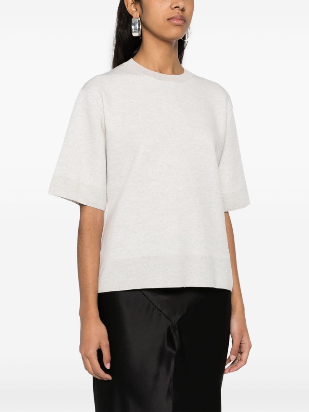 mÃ©lange knitted T-shirt - 3