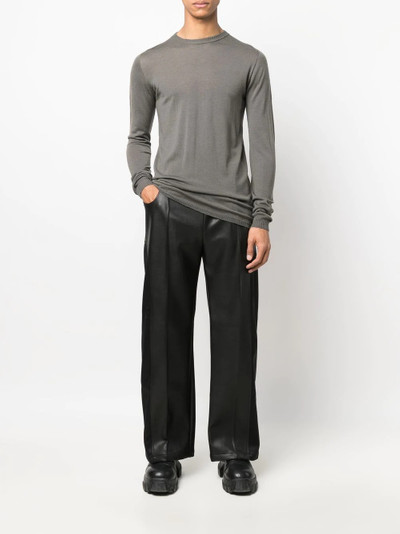 Rick Owens crew-neck jumper outlook