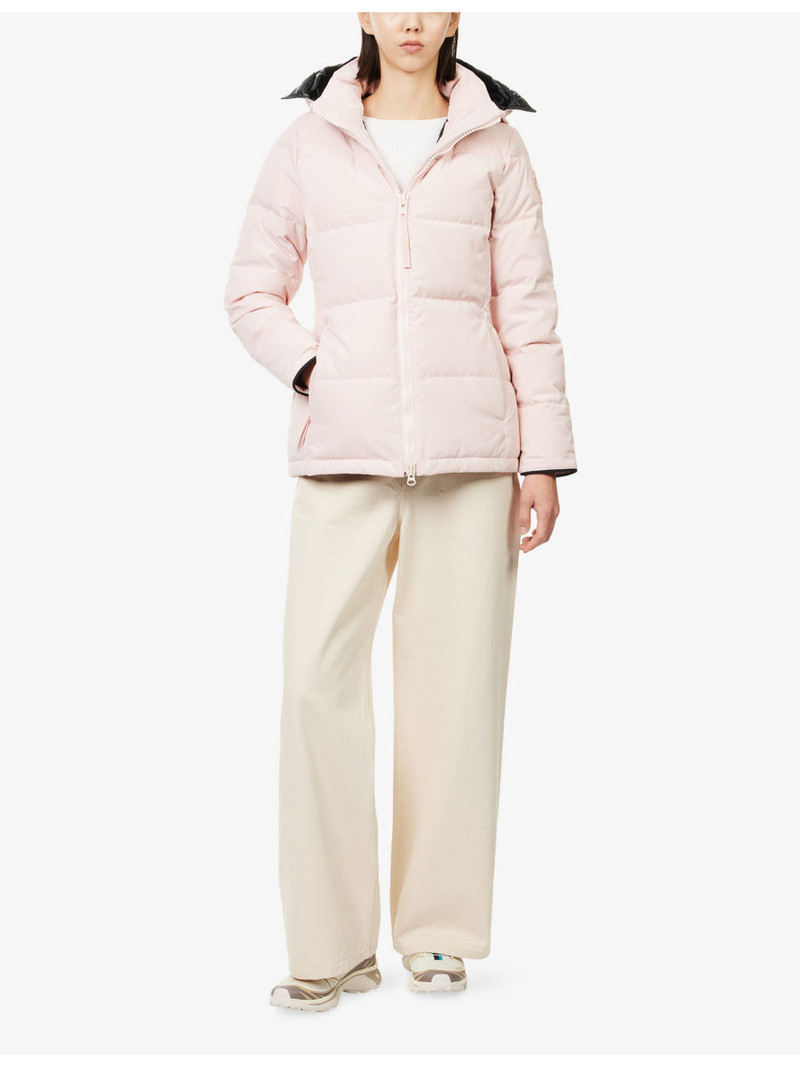 Canada Goose Chelsea Woven-Down Parka Jacket outlook