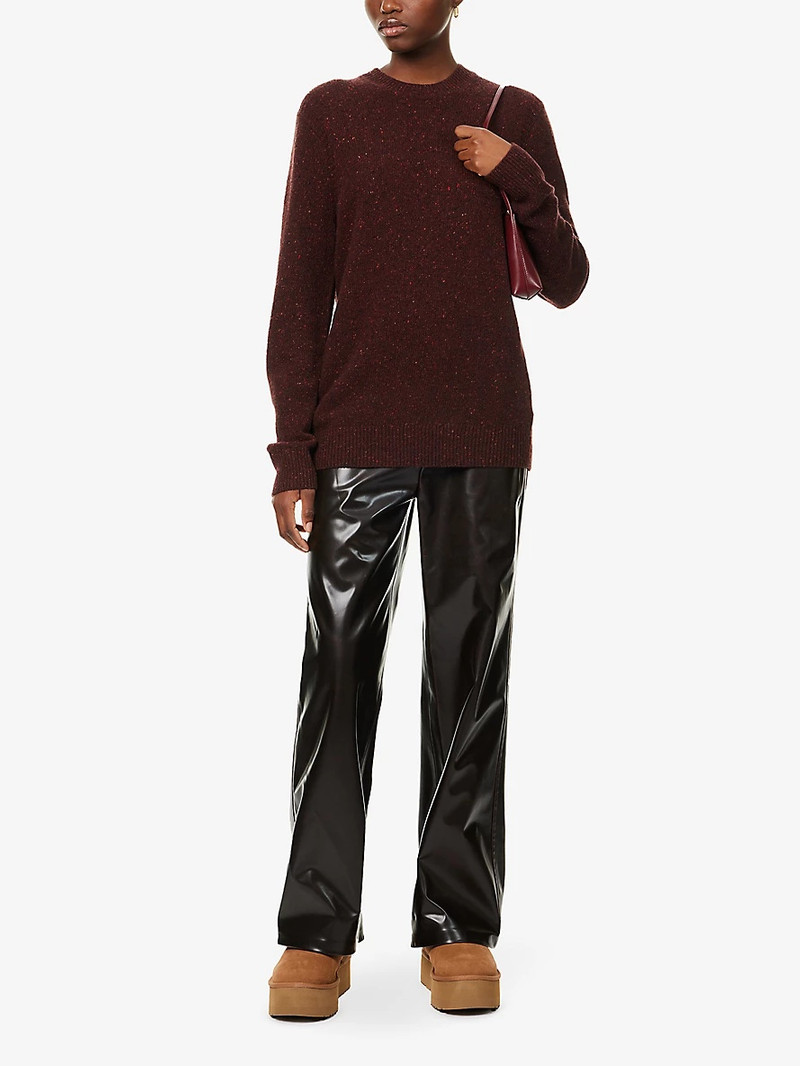 GUEST IN RESIDENCE Crewneck long-sleeve recycled-cashmere blend knit jumper outlook