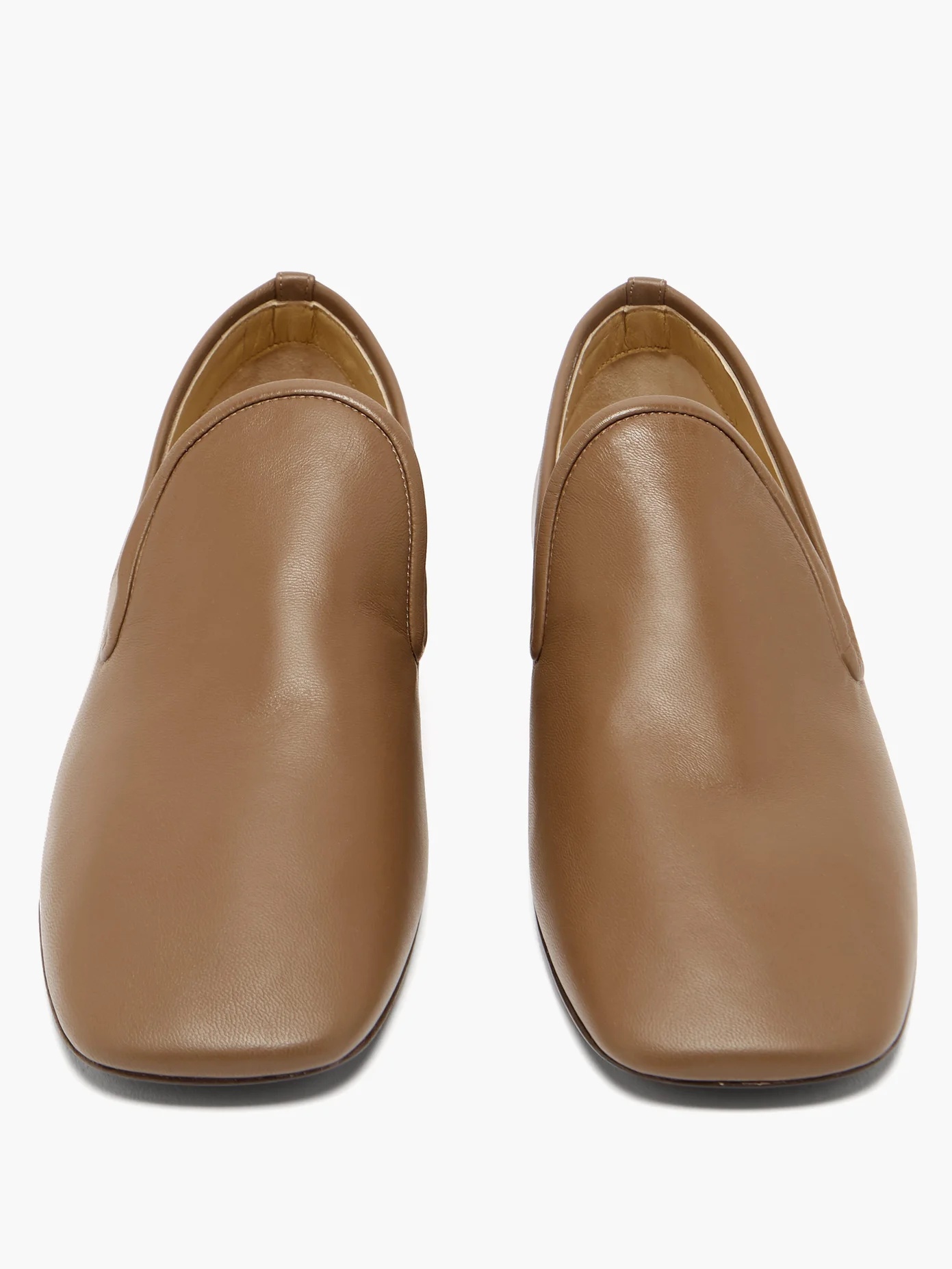 Nappa-leather loafers - 5