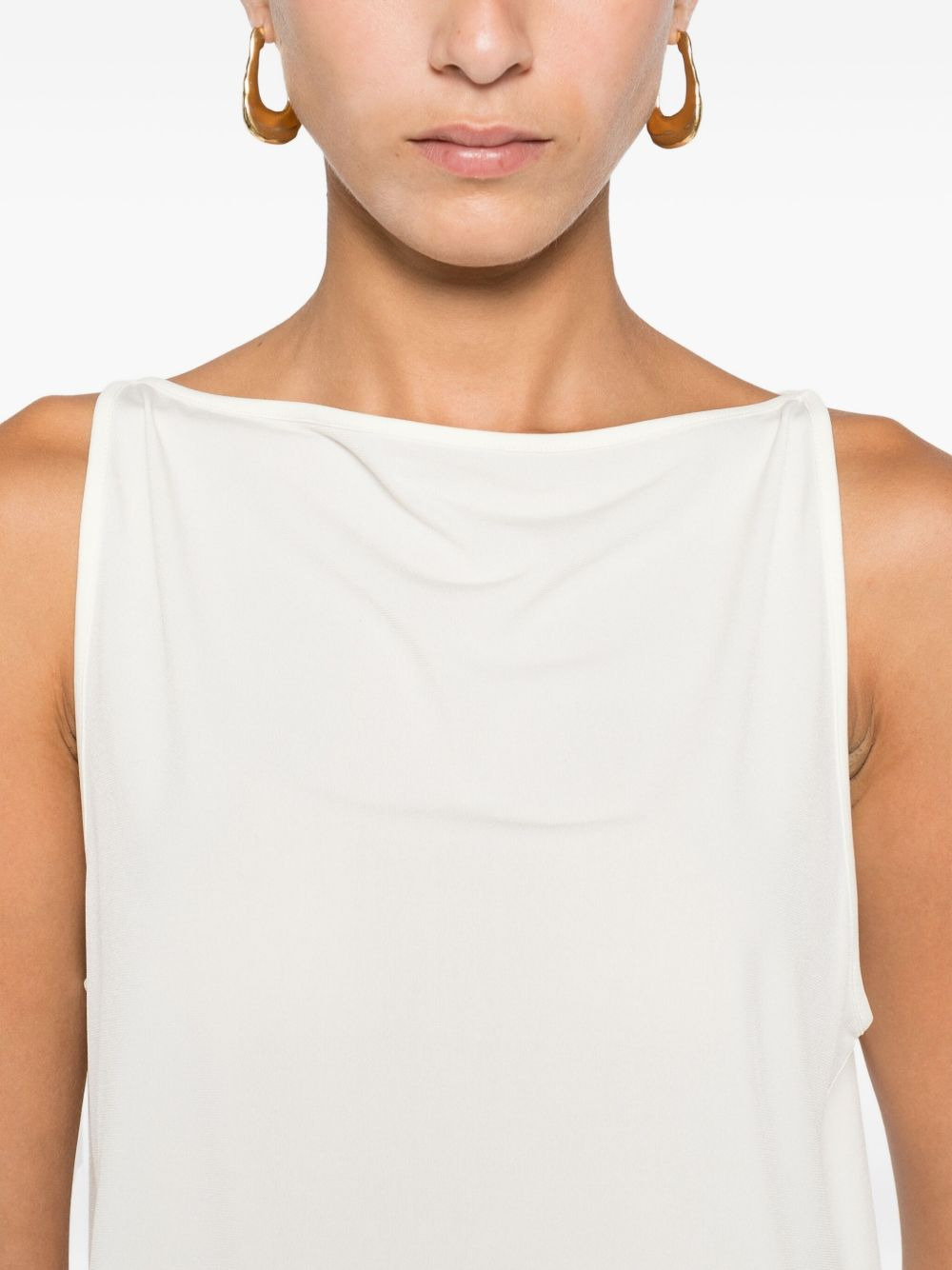 boat-neck sleeveless top - 5