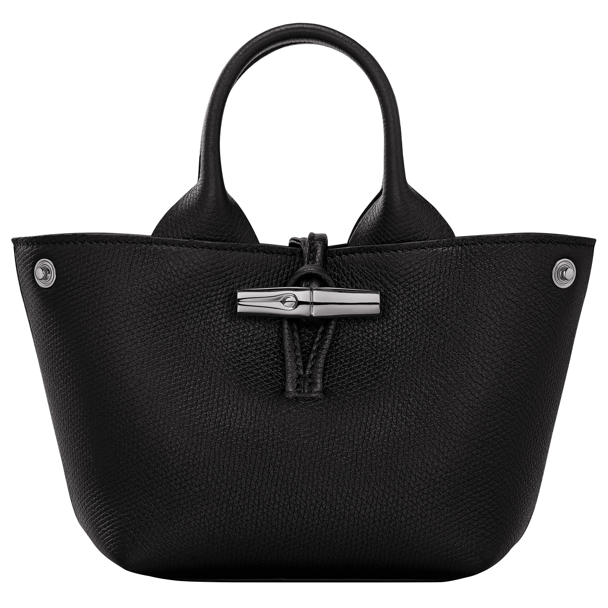 Le Roseau XS Handbag Black - Leather - 5