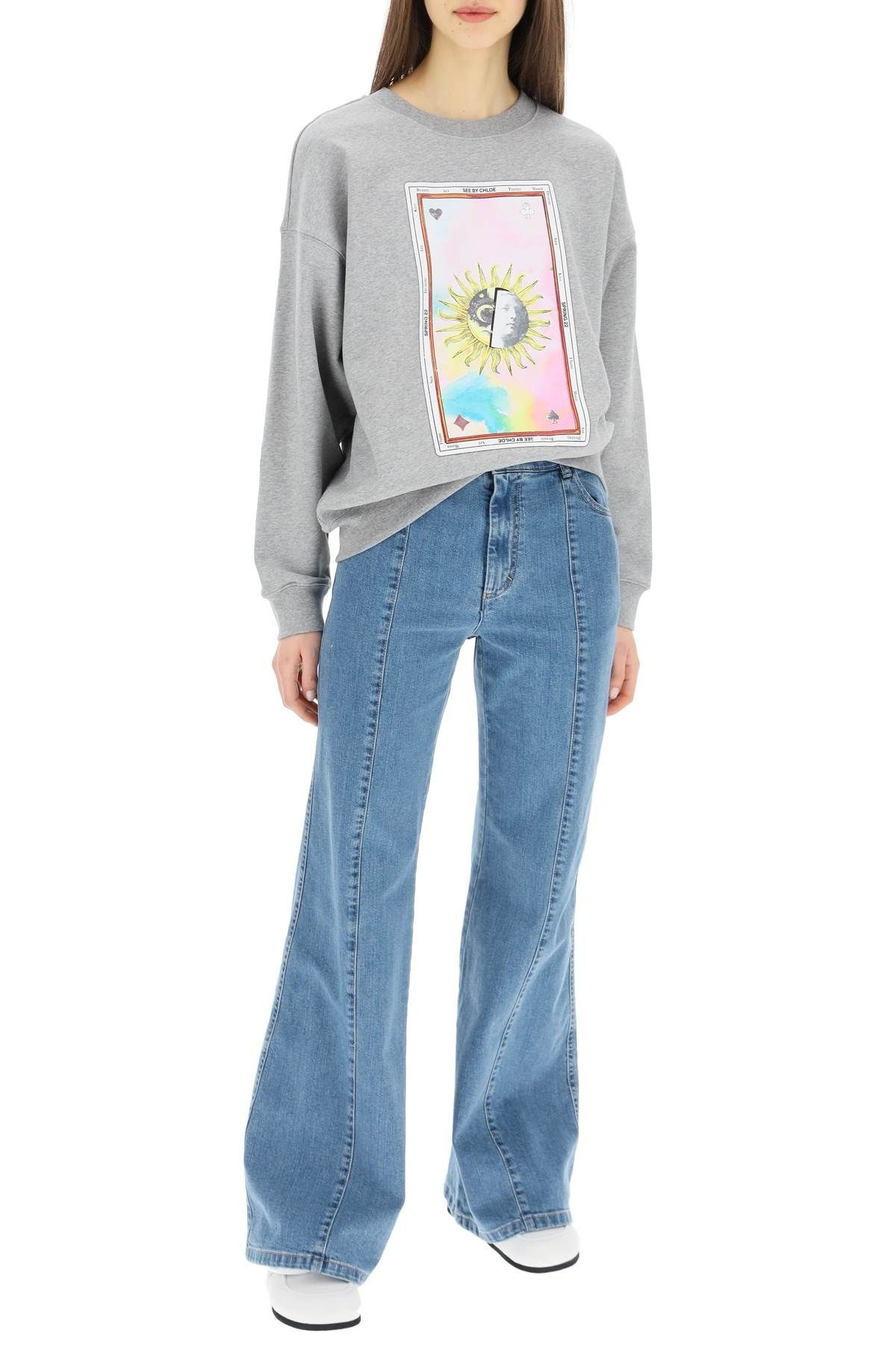 TAROT PRINT SWEATSHIRT - 2