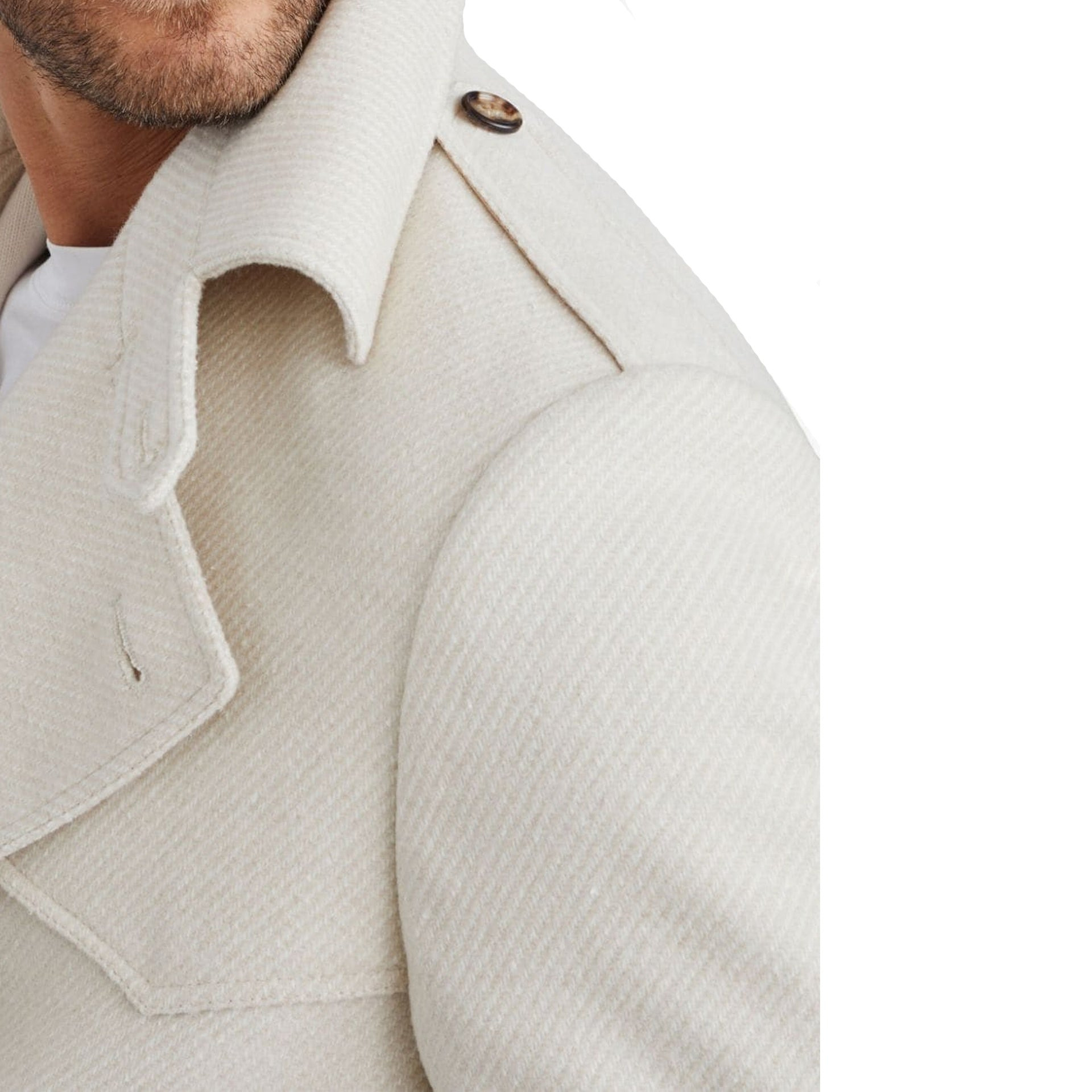 Brunello Cucinelli Wool Trench Coat Men - 4
