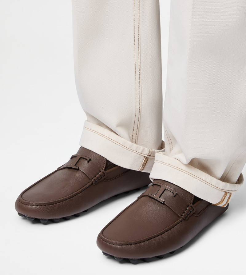 Tod's T TIMELESS GOMMINO BUBBLE IN LEATHER - BROWN outlook