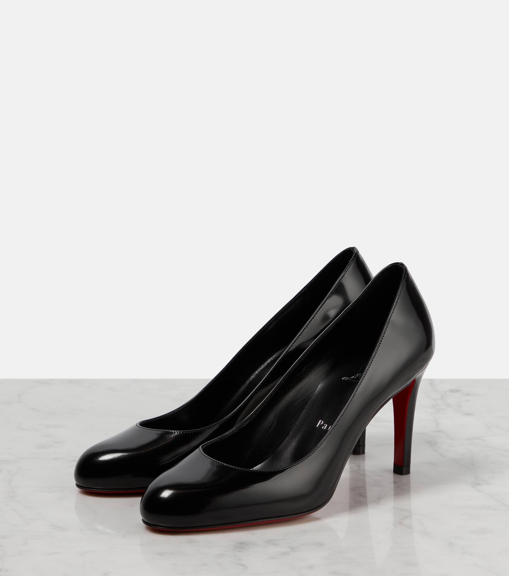 Pumppie 85 patent leather pumps - 5