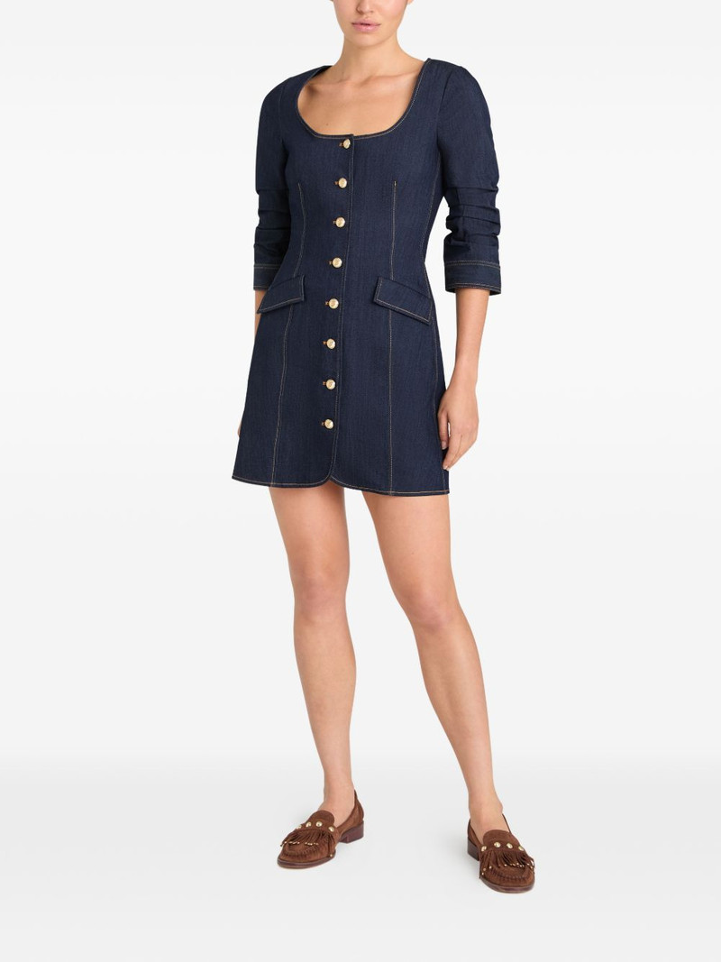 Cinq à Sept Caidin button jean dress outlook