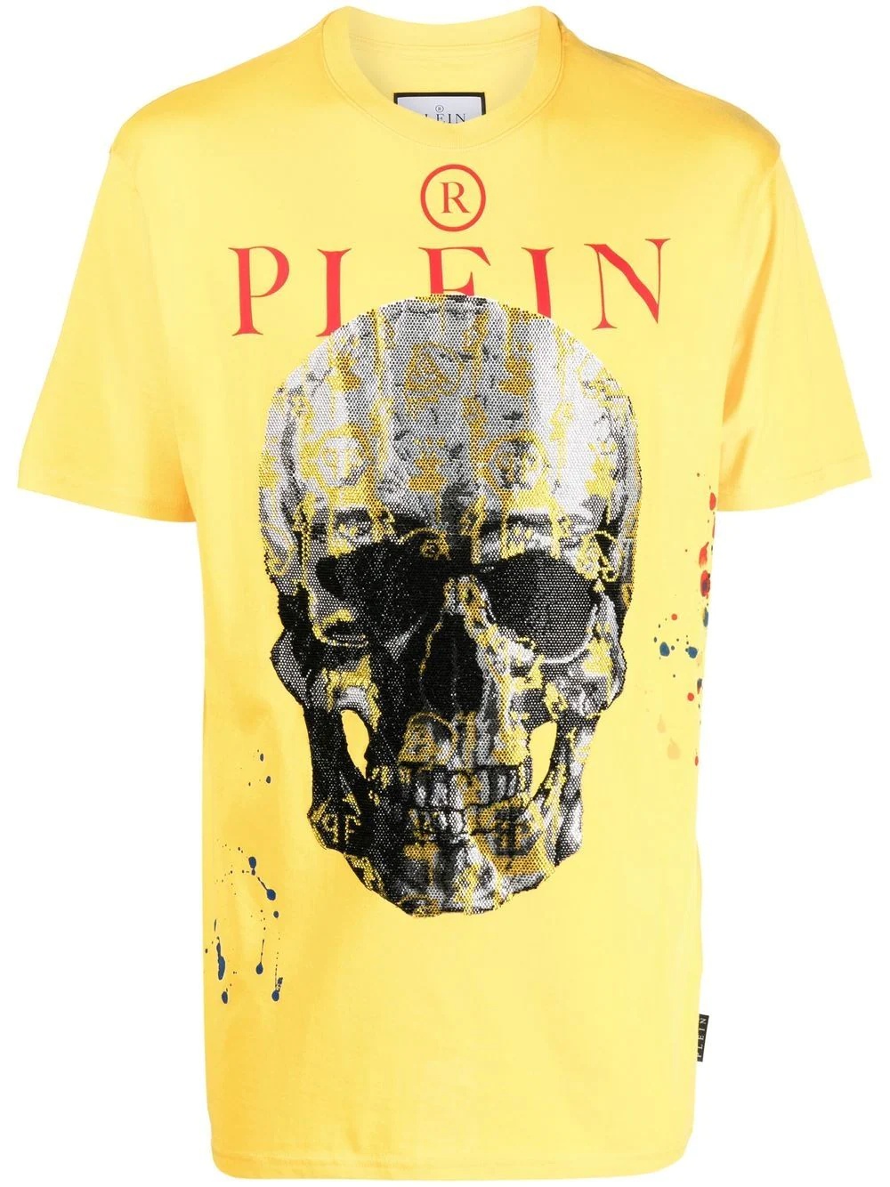 skull-print short-sleeve T-shirt - 1