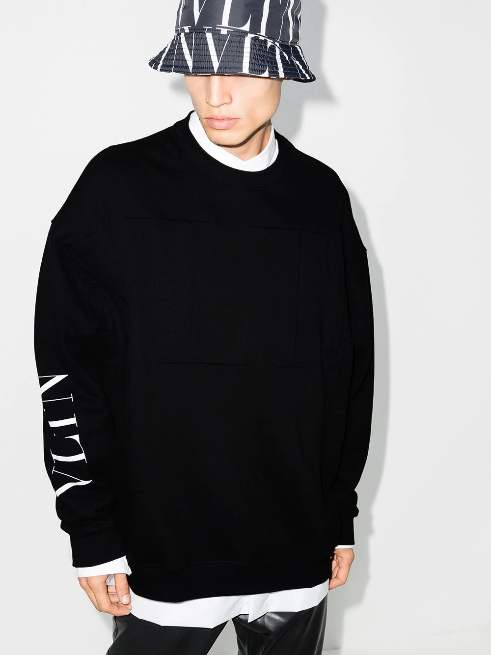 VLTN logo-print sweatshirt - 2