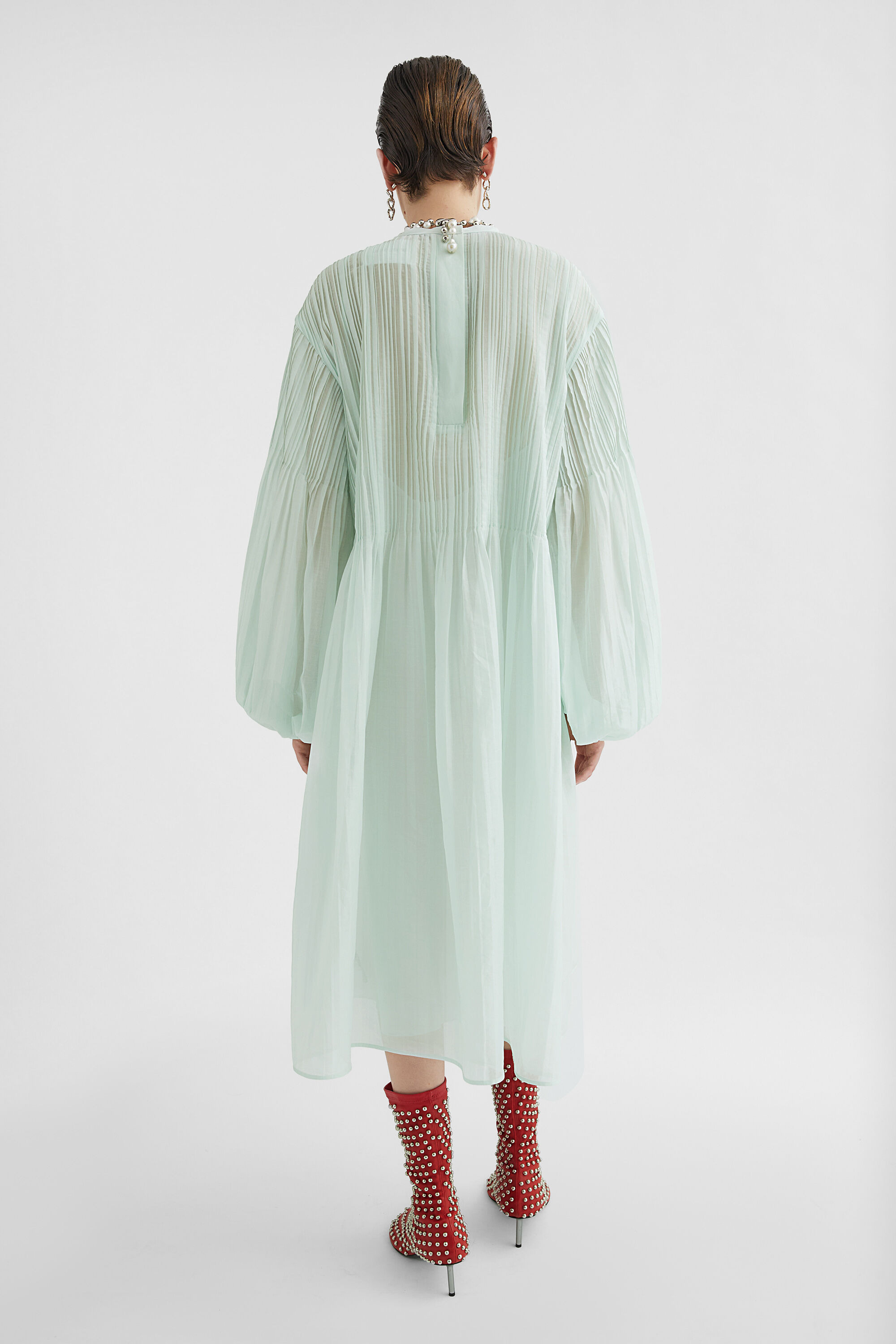 Pleated Dress - 3