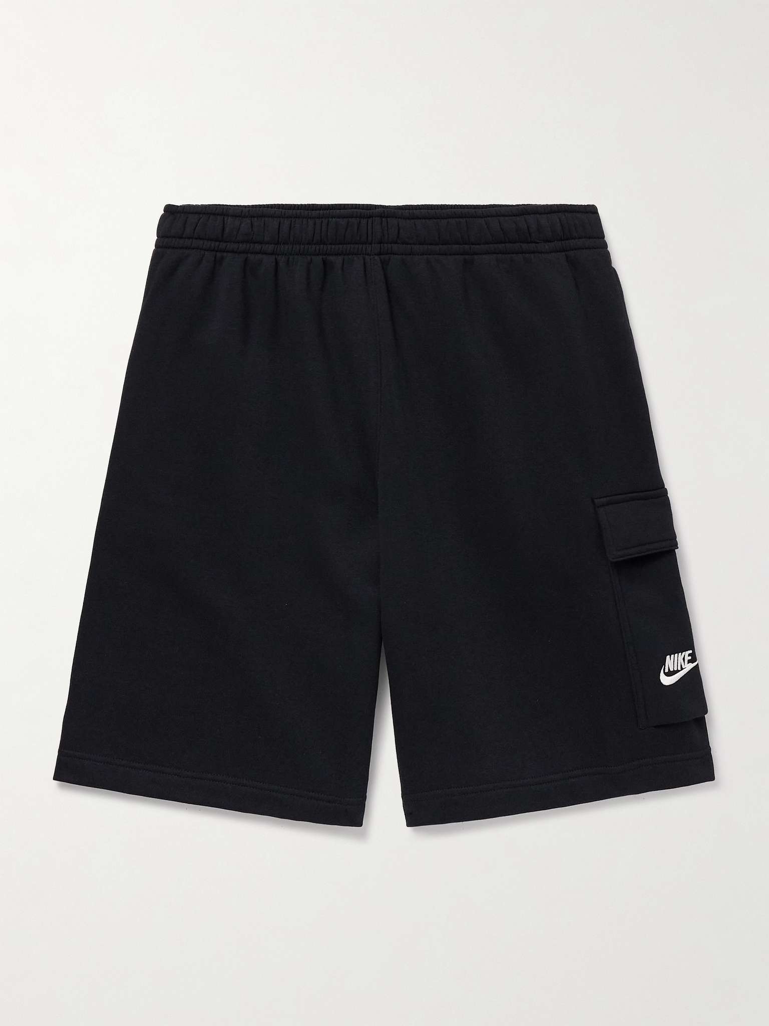 Sportswear Club Wide-Leg Cotton-Blend Jersey Cargo Shorts - 1
