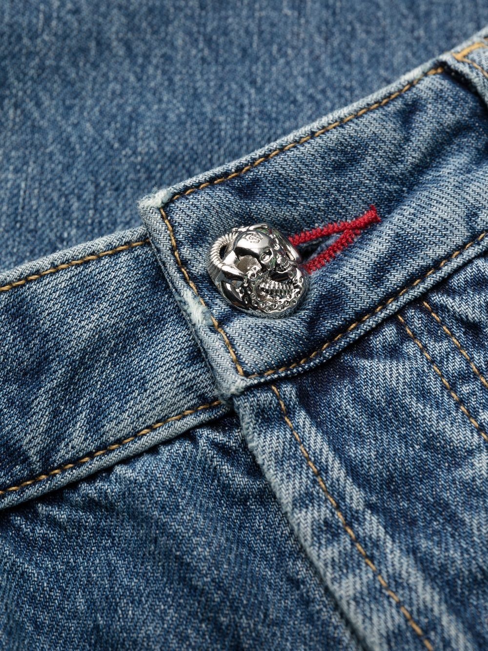 Iconic Plein wide-leg jeans - 7