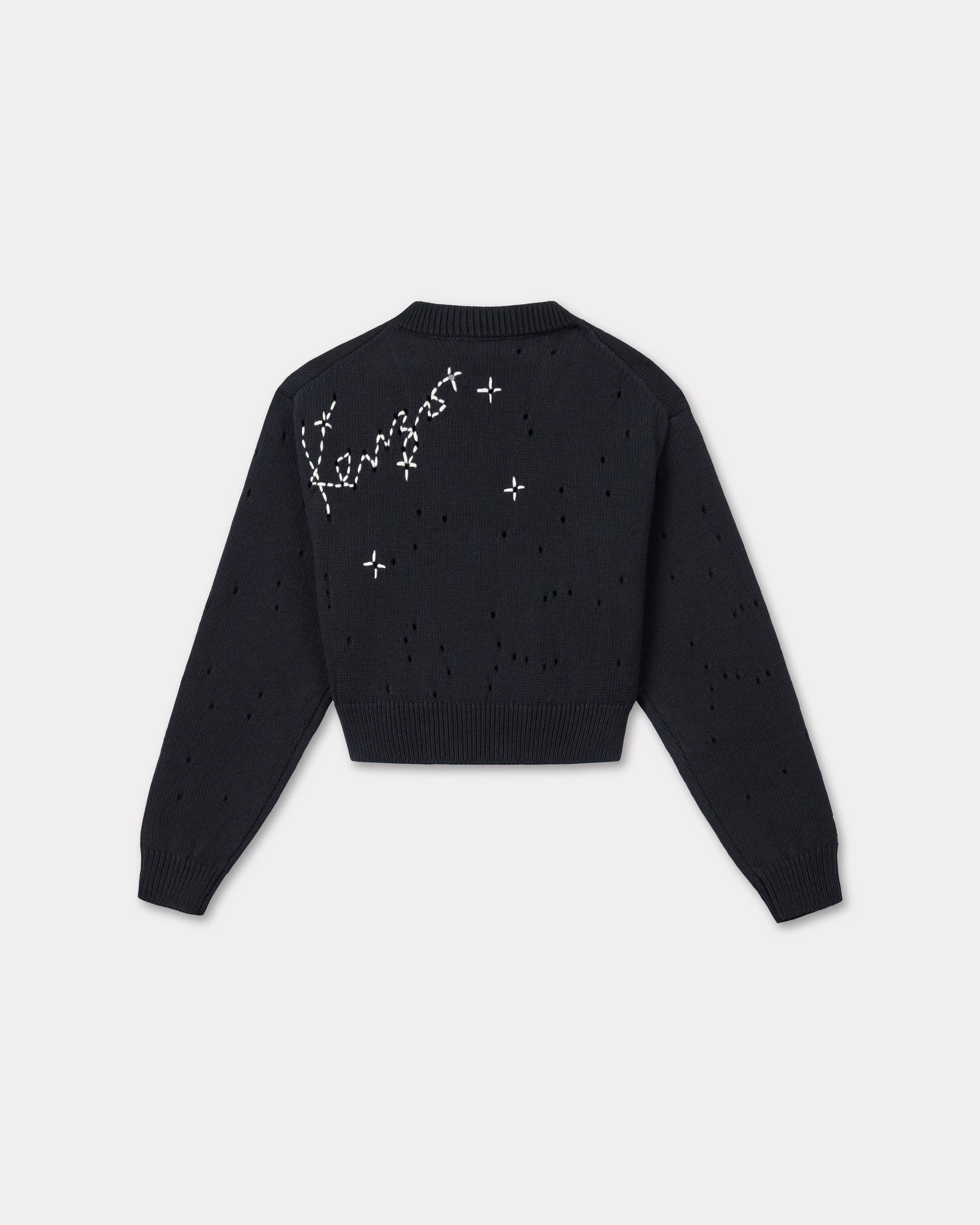 'KENZO Constellation' embroidered cropped jumper - 2