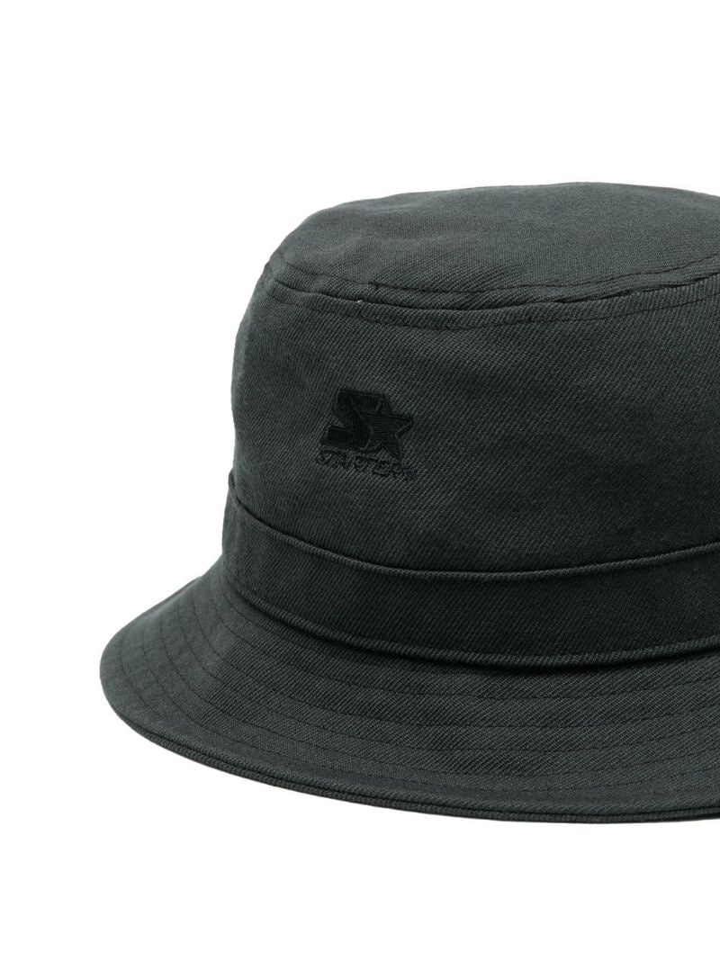 logo-patch bucket hat - 2