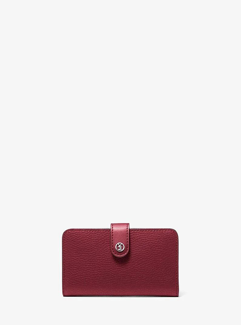 Jet Set Travel Medium Pebbled Leather Wallet - 1