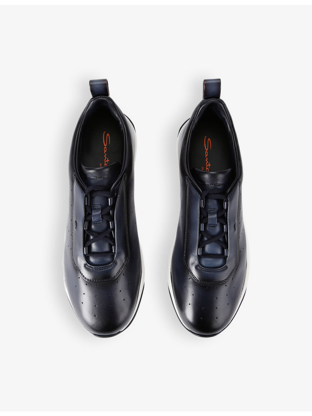 Innova perforated leather low-top trainers - 2