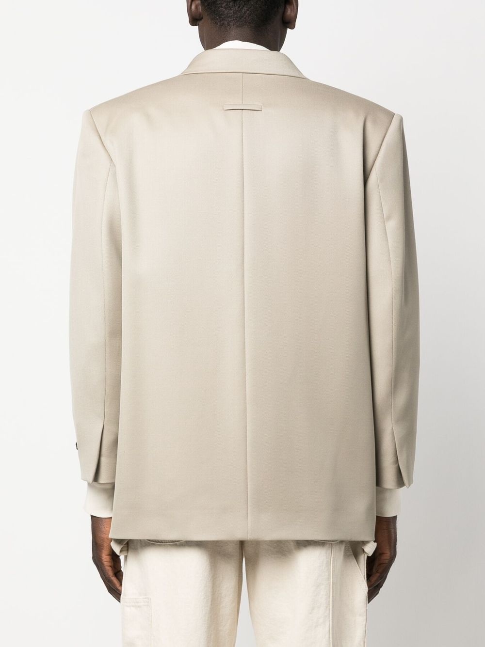 double-breasted button blazer - 4