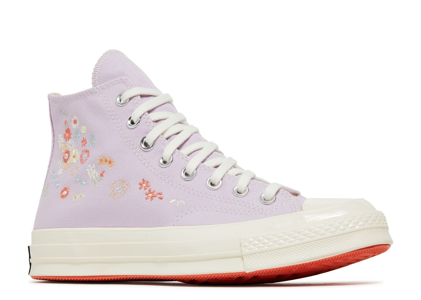 WMNS CHUCK 70 HIGH 'EMBROIDERED FLORAL PRINT - PALE AMETHYST' - 2