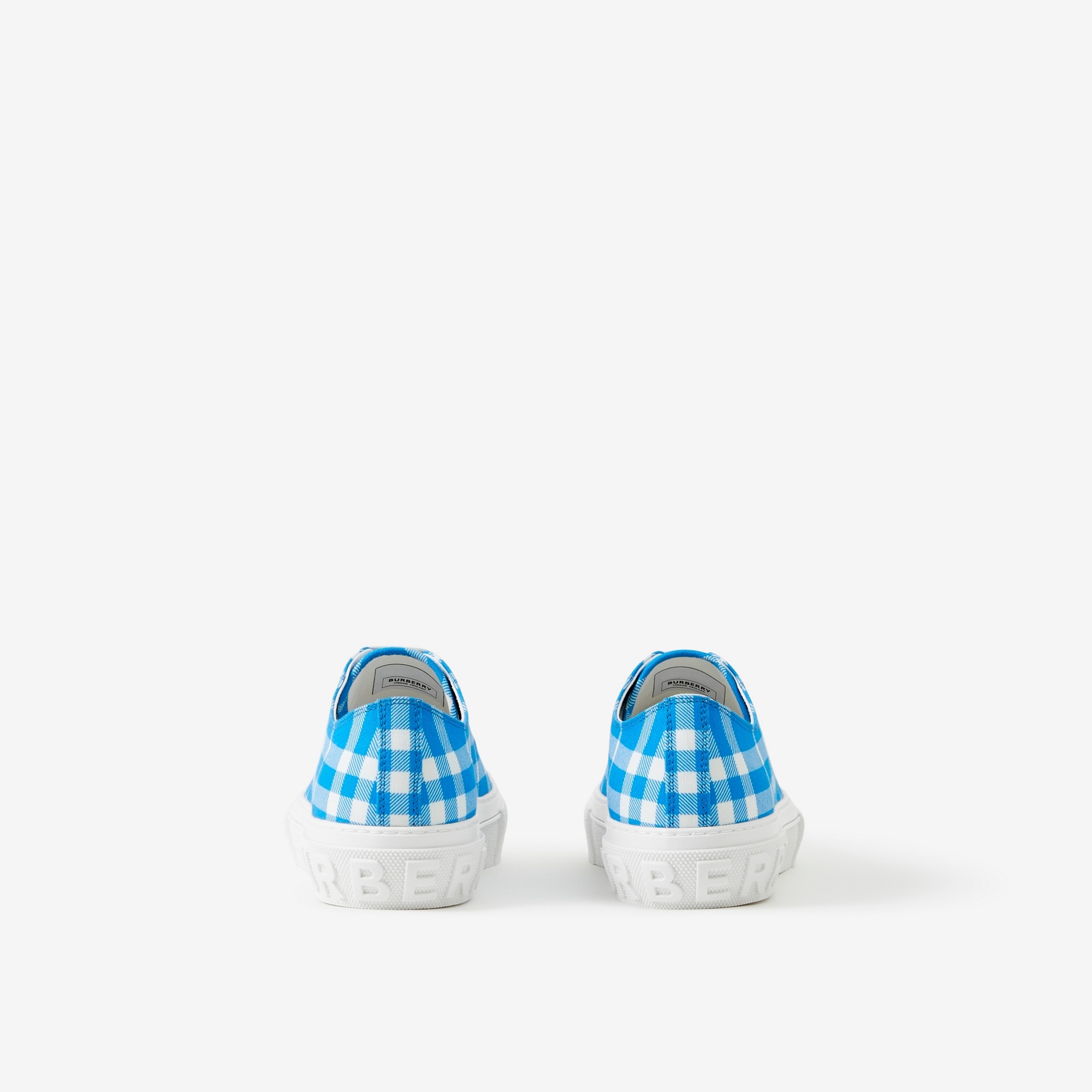 Check Cotton Sneakers - 3
