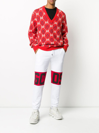 GCDS logo-print track pants outlook