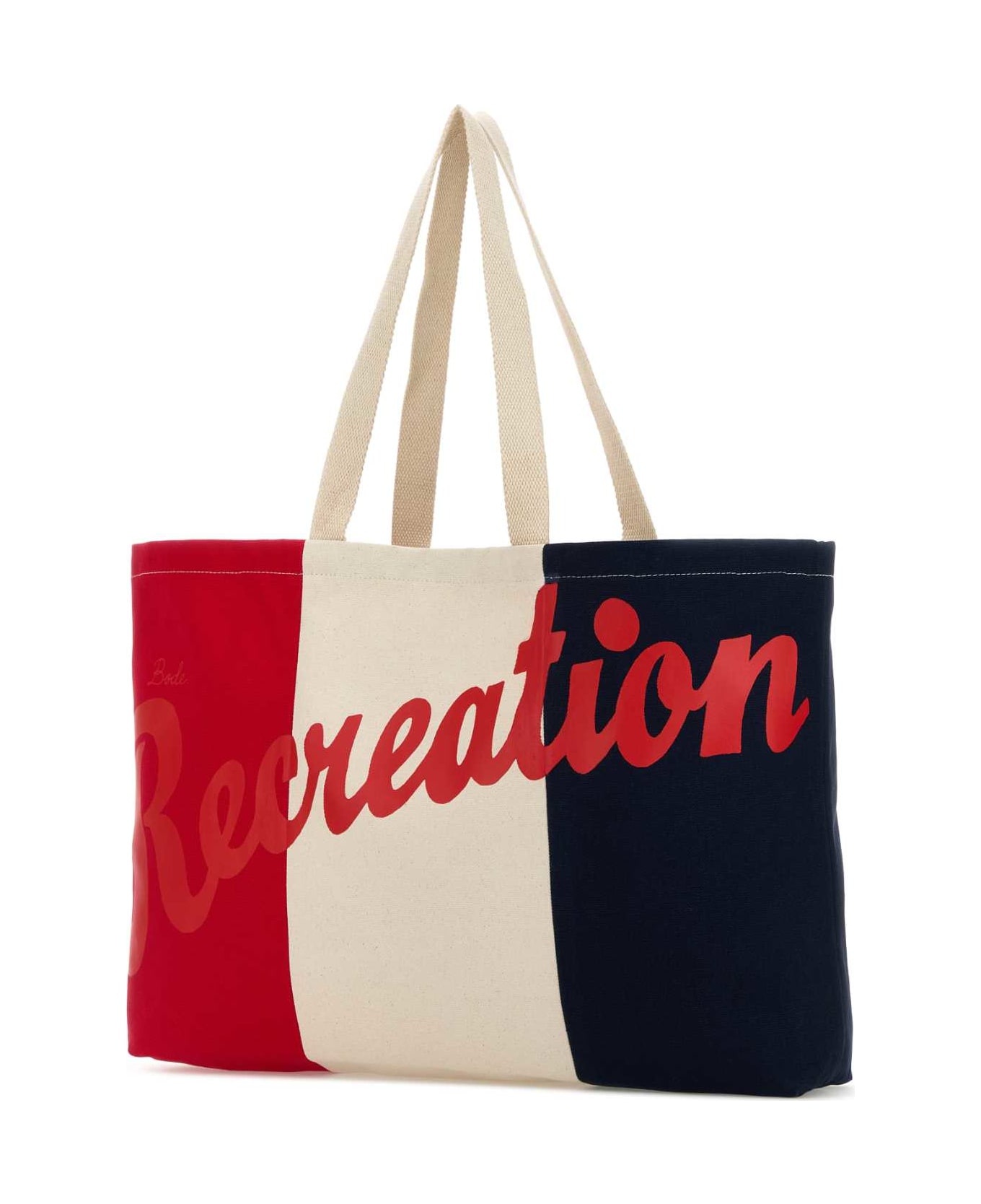 Embroidered Canvas Recreation Shopping Bag - 2