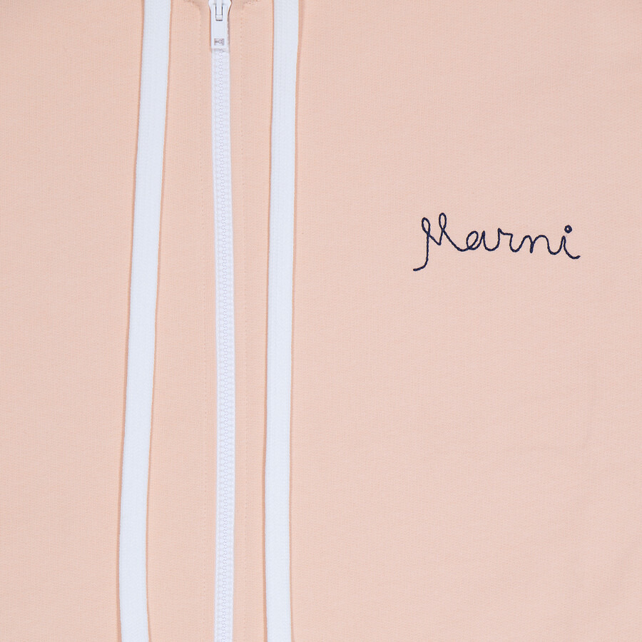 Marni Ladies Long Sleeve Oversized Hoodie - 7