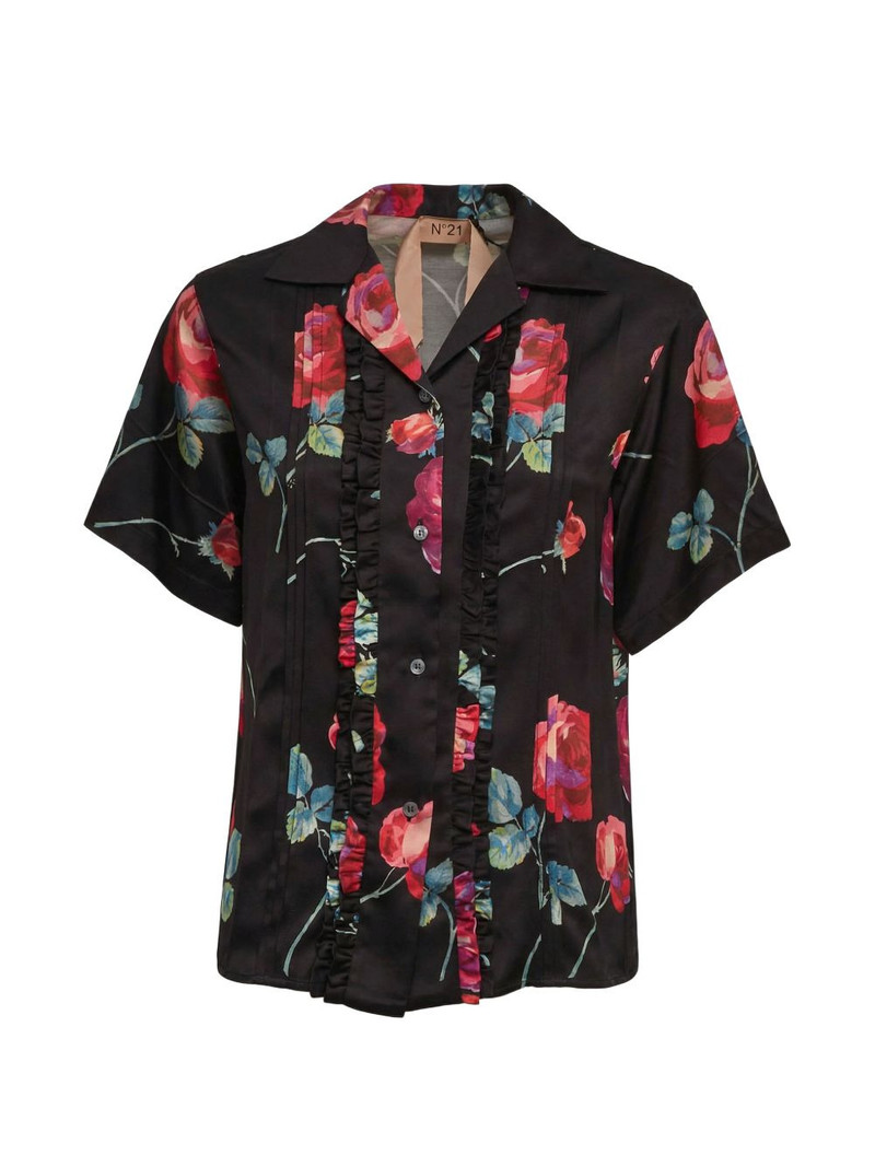 ruffled floral shirt 1
