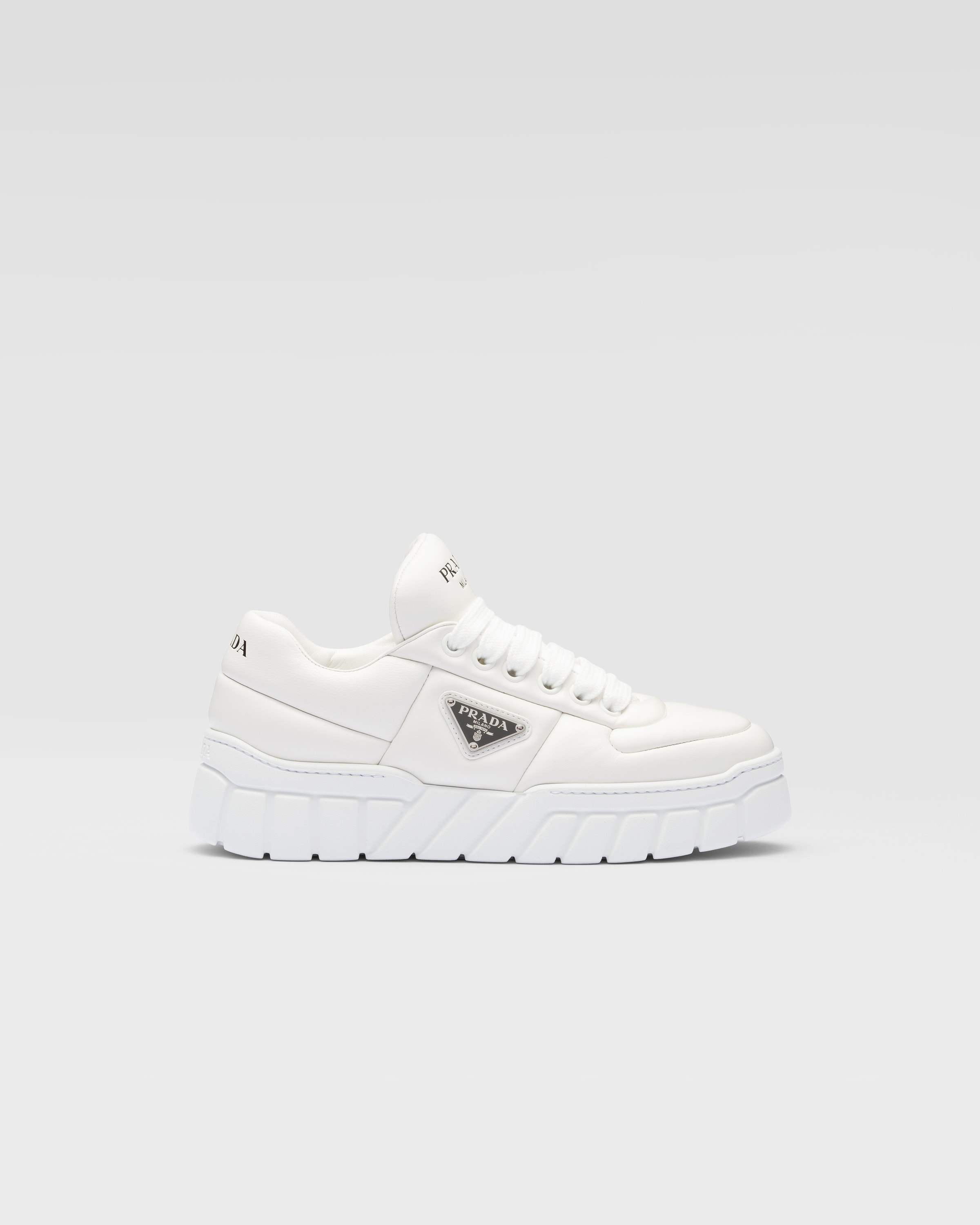 Padded nappa leather sneakers - 2