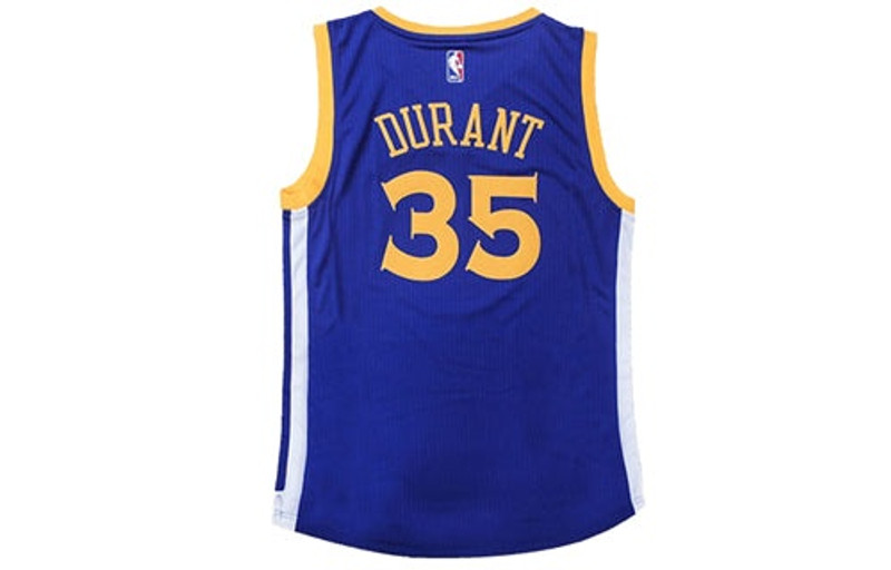 adidas adidas NBA Kevin Durant 35 Warrior 3 No. 5 Away SW Jersey Blue CC2856 outlook