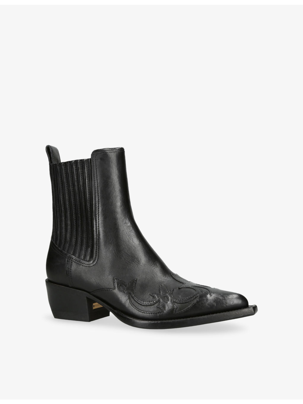 Debbie Beatles Leather Ankle Boots - 3