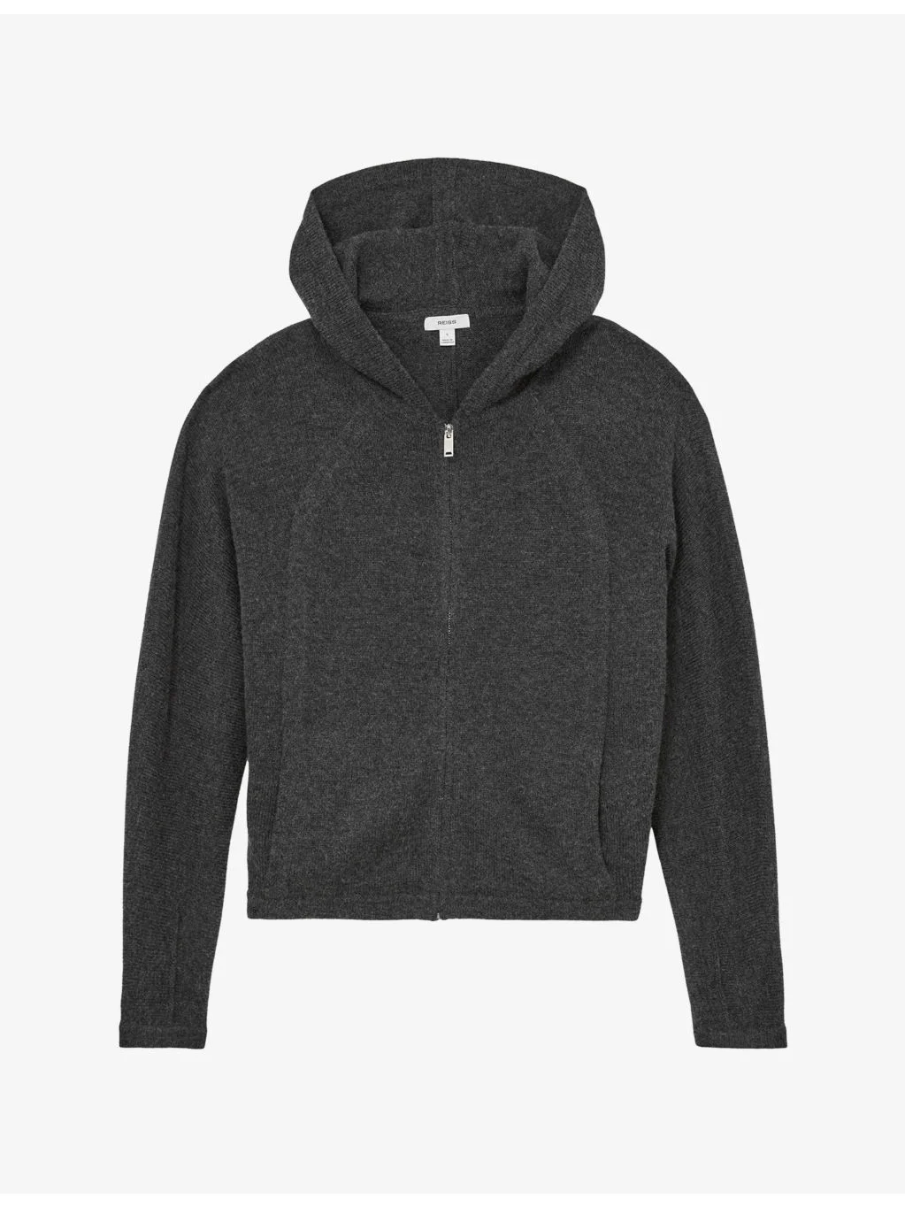 Evie Zip-Up Wool and Cashmere-Blend Hoody - 1