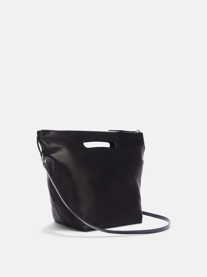 ''VIA DEI GIARDINI 30'' BLACK TOTE BAG 3