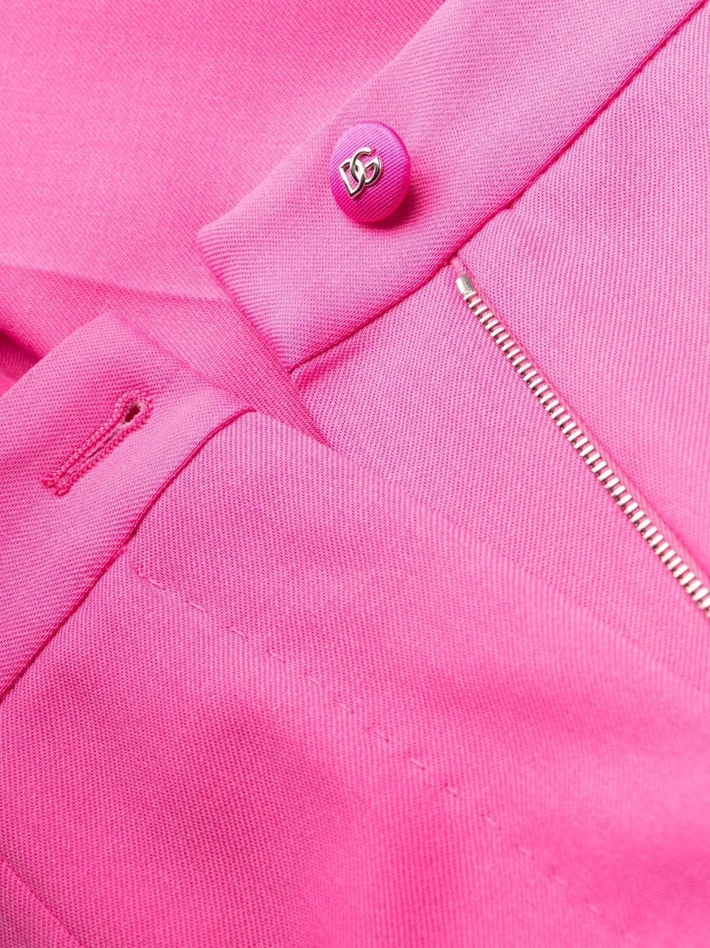 high-waisted tapered trousers - 5
