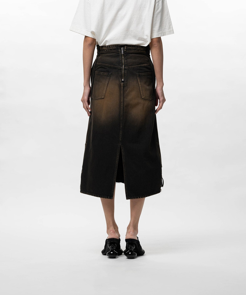 Reversed Denim Skirt 5