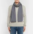 Fringed Striped Cashmere Scarf - 7