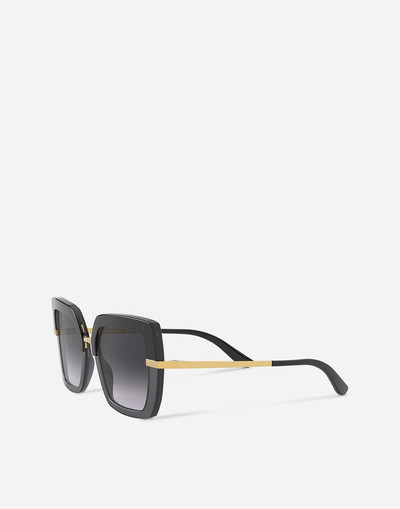 Dolce & Gabbana Half print sunglasses outlook