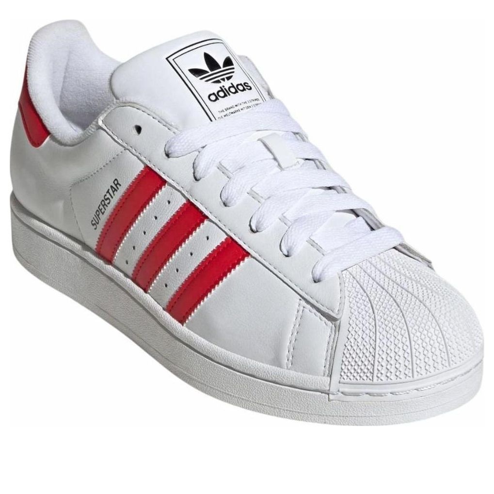 adidas Superstar 2 'Cloud White Better Scarlet' JQ4728 - 3