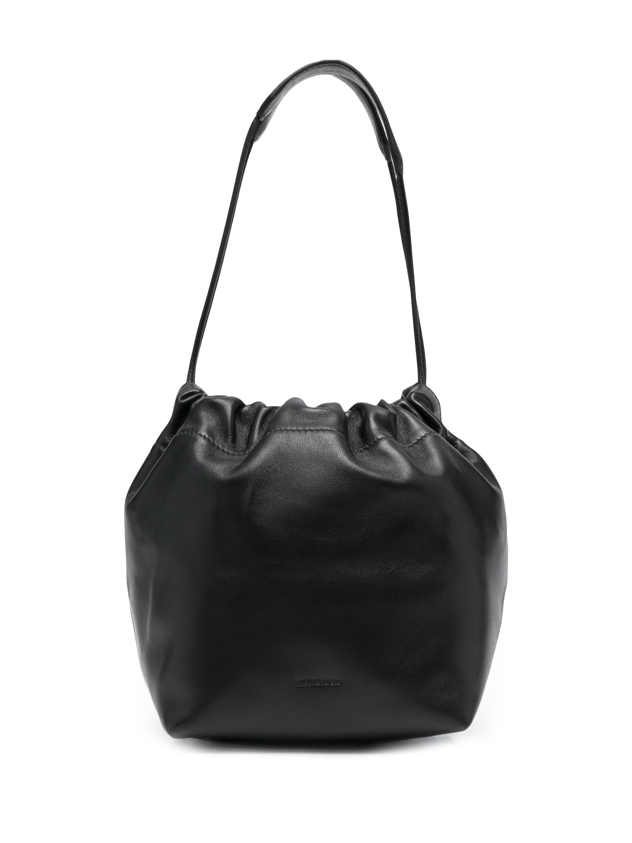 drawstring-fastening shoulder bag - 1