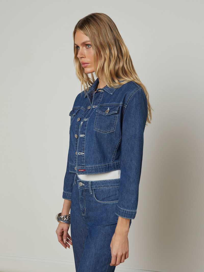Koda Cropped Denim Jacket 3