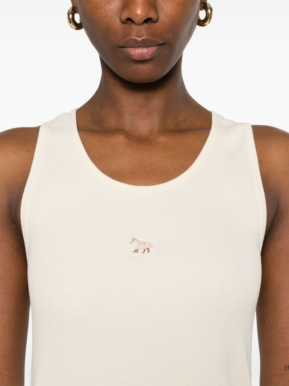 Baby Fox-patch tank top - 5