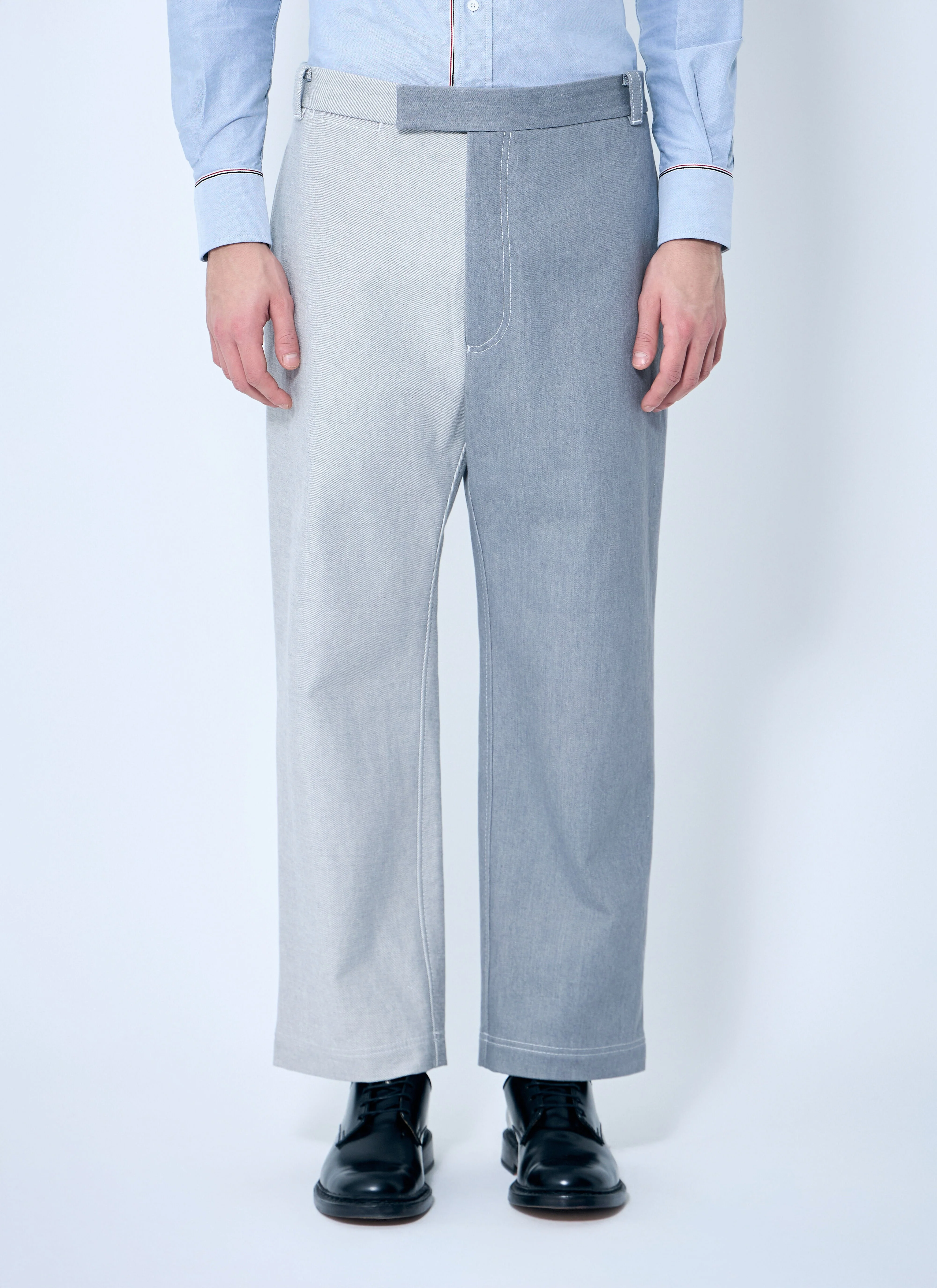 Constrast Tailored Pants - 1