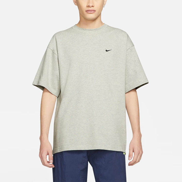 Nike x Kim Jones Crossover Air Logo Alphabet Round Neck Short Sleeve Gray T-Shirt DC9987-050 - 3